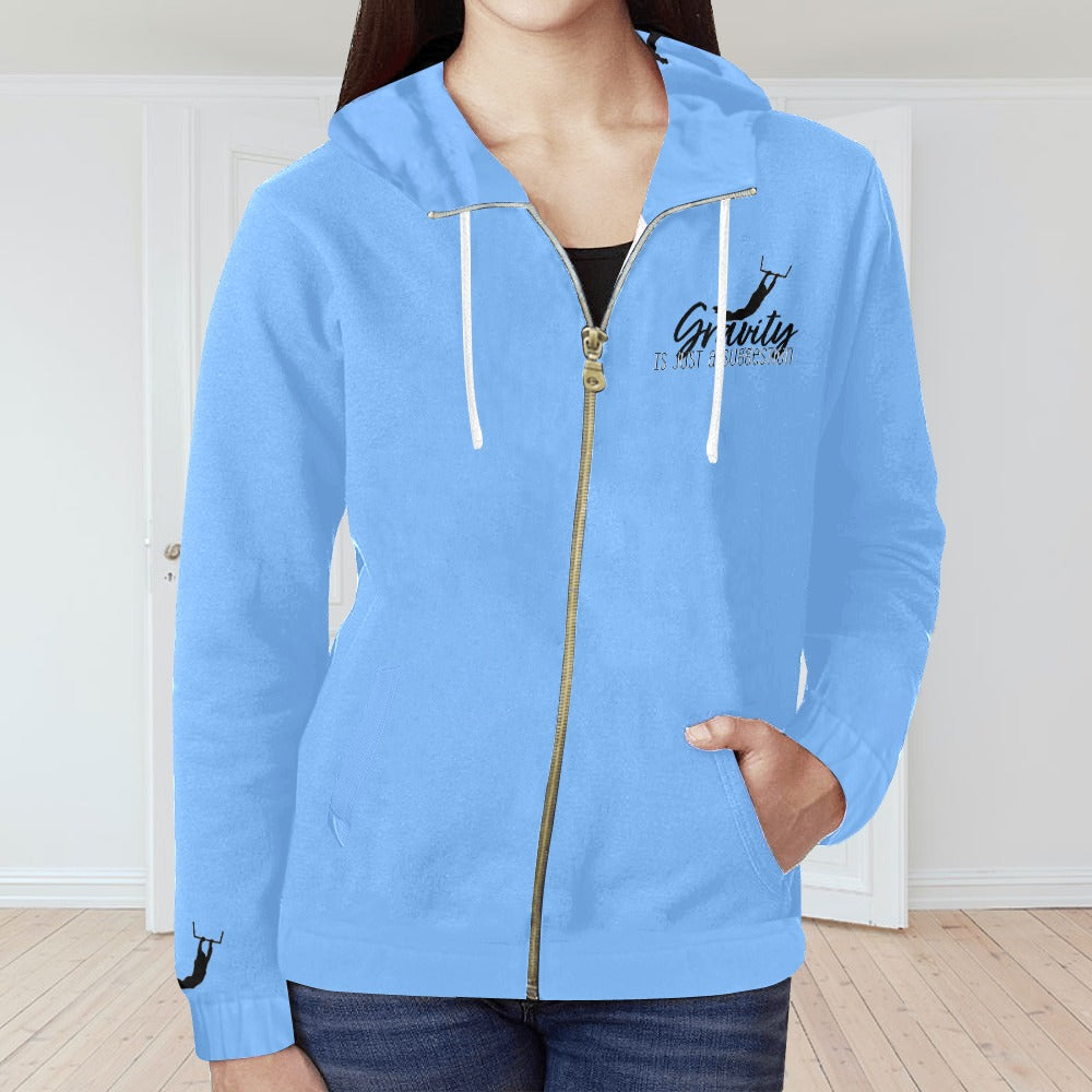 Aerial Trapeze Hoodie - Funny Slogan