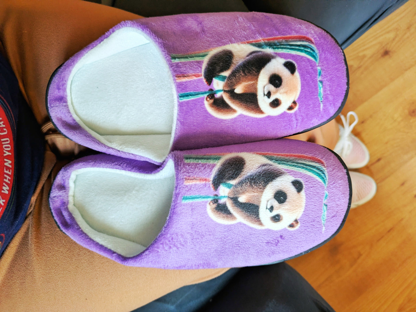 Aerial Silk Cute Panda Slippers