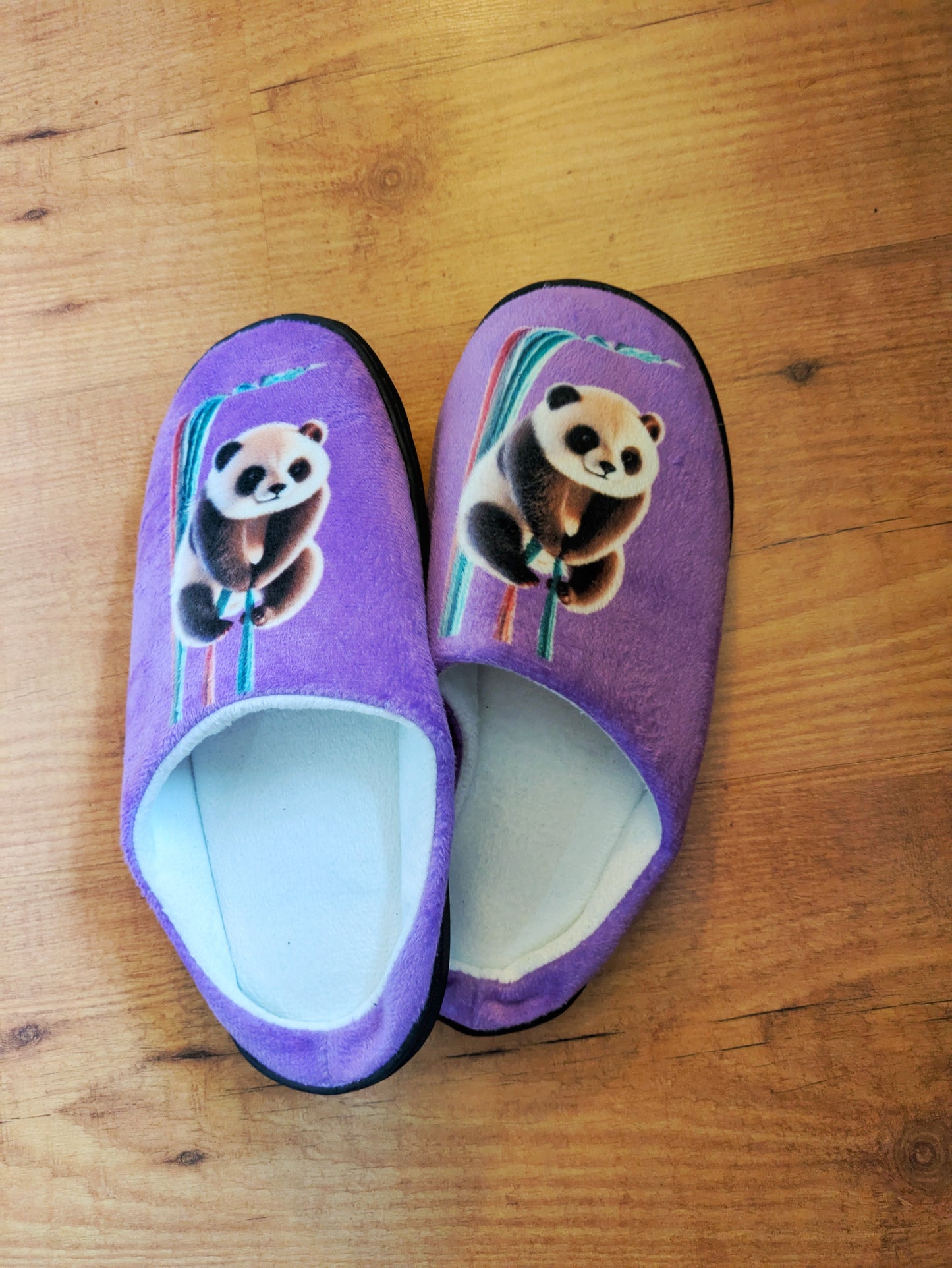Aerial Silk Cute Panda Slippers