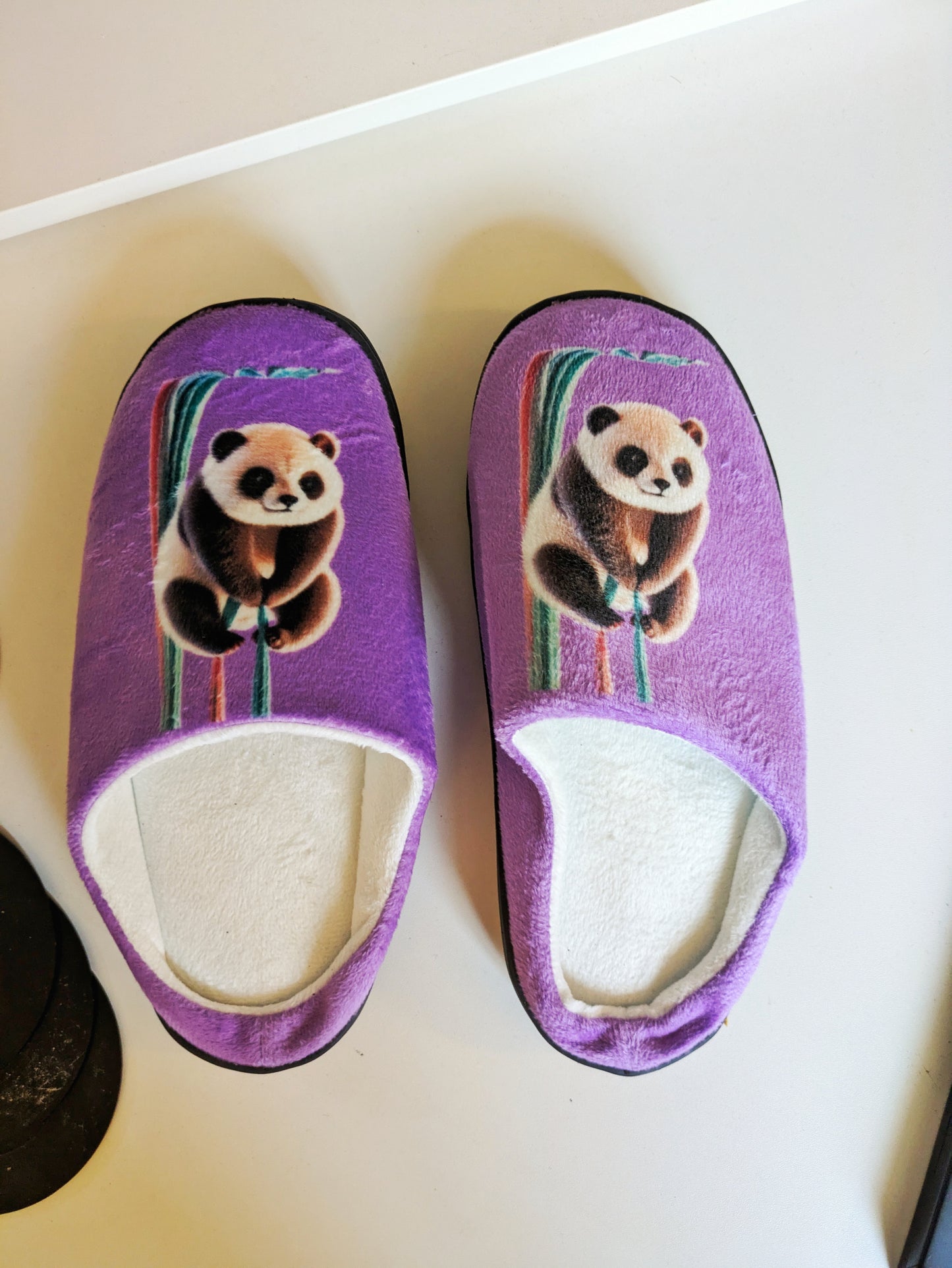 Aerial Silk Cute Panda Slippers