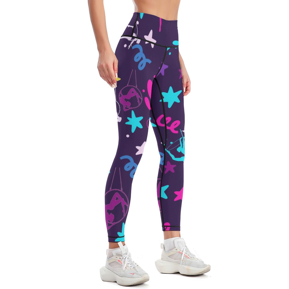 Women's Aerial Hoop Exercise Leggings