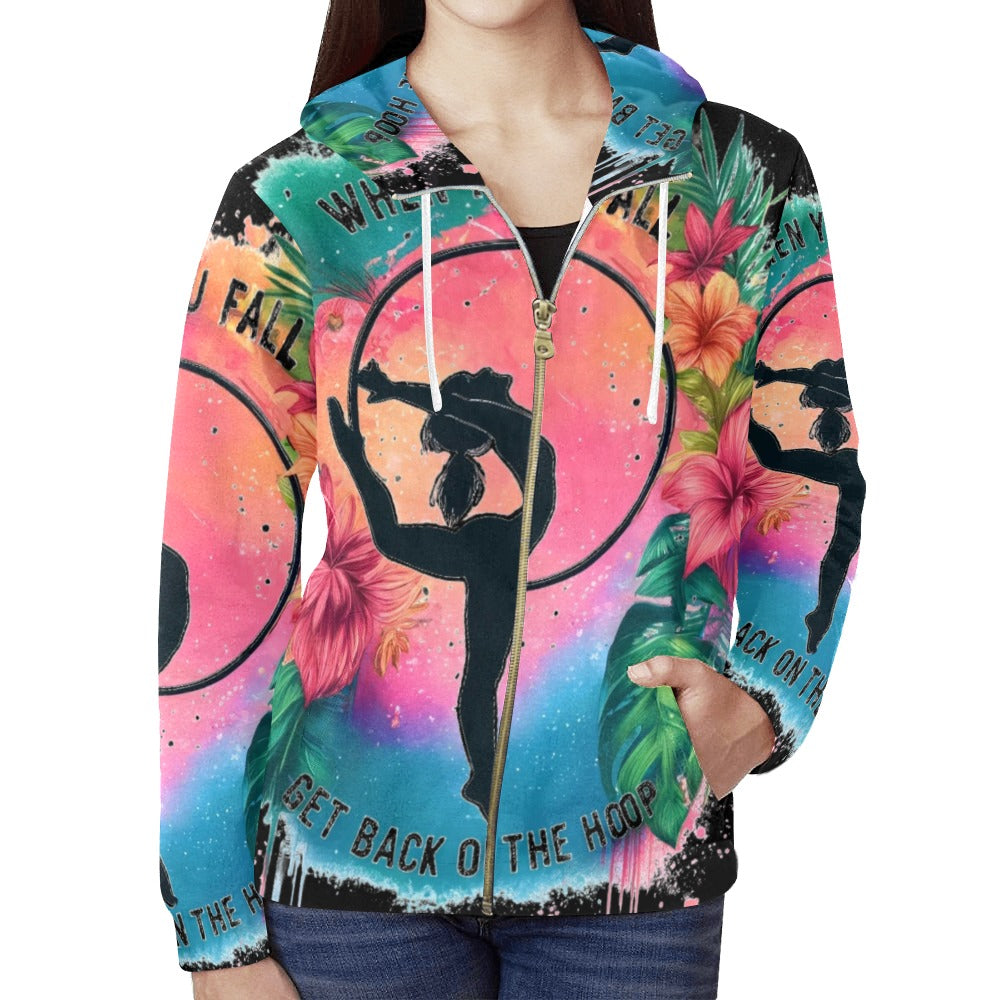 Aerial Hoop Enthusiast Hoodie