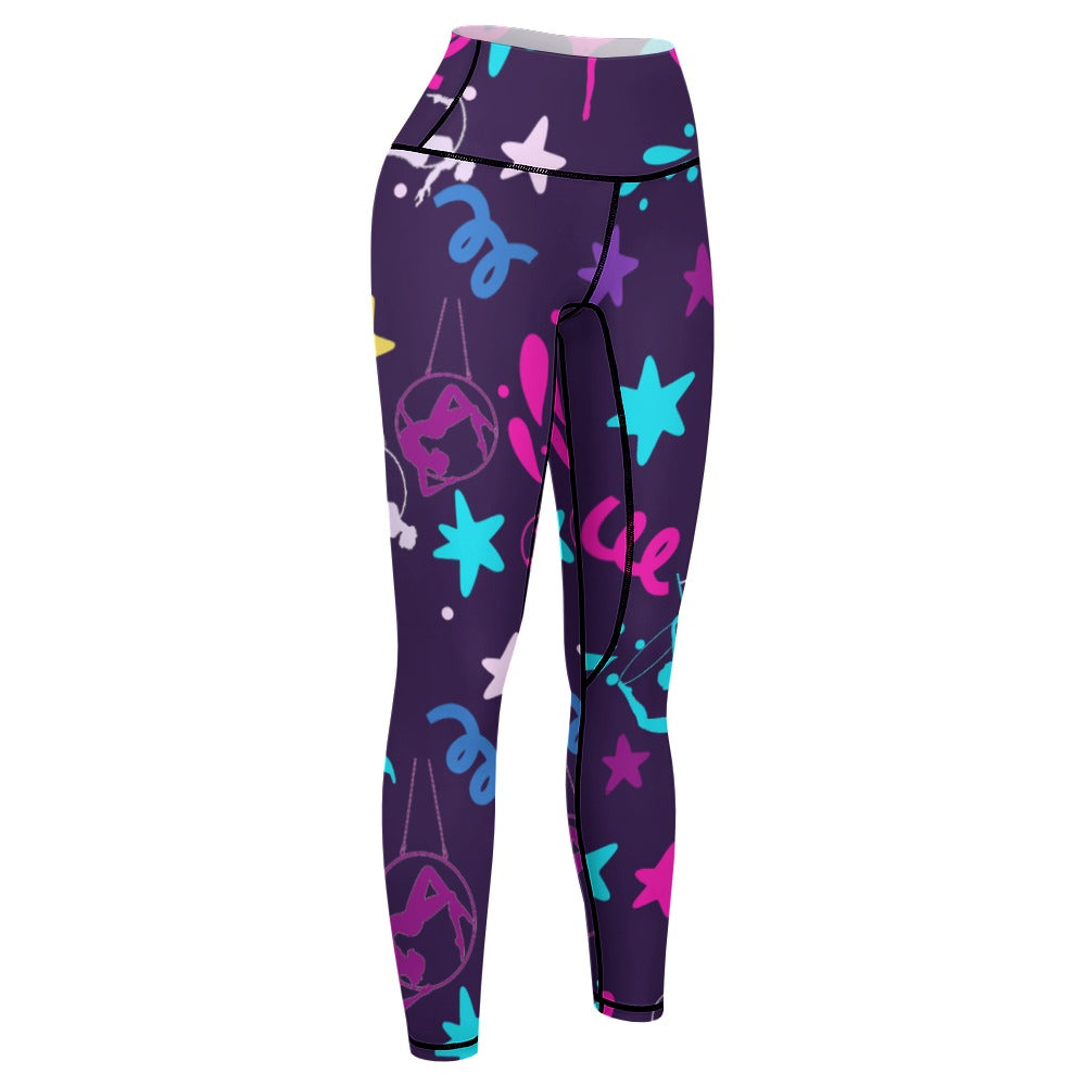 Women's Aerial Hoop Exercise Leggings