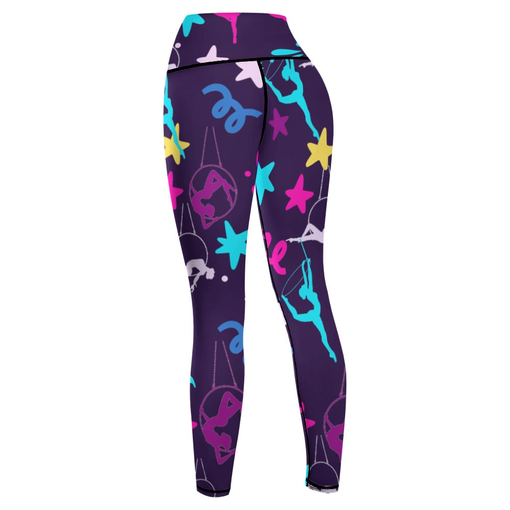 Women's Aerial Hoop Exercise Leggings