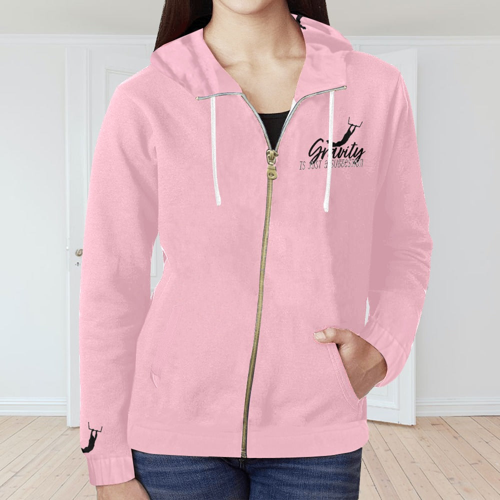 Aerial Trapeze Hoodie - Funny Slogan