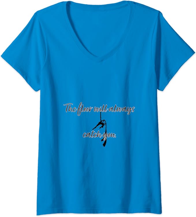Funny Aerial Silk Skills V-Neck T-Shirt
