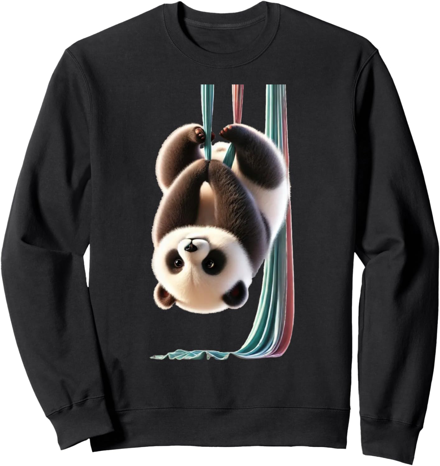 Aerial Panda cute Performing Silks Sweatshirt