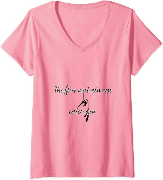 Funny Aerial Silk Skills V-Neck T-Shirt