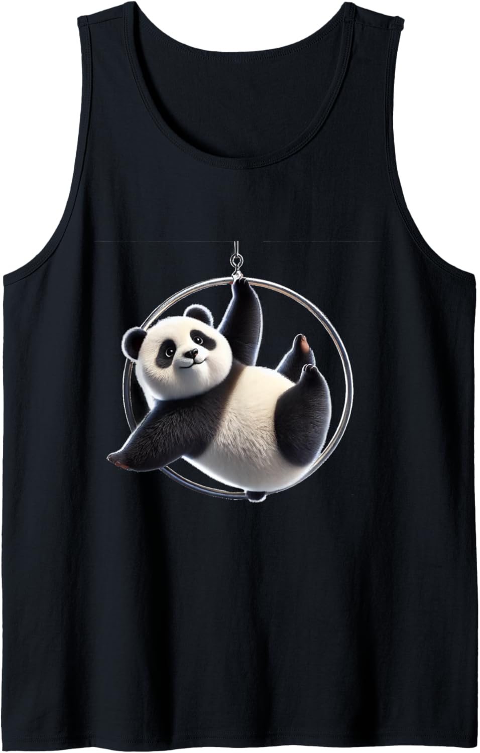 Aerial Lyra Hoop Panda Cute Fun Tank Top