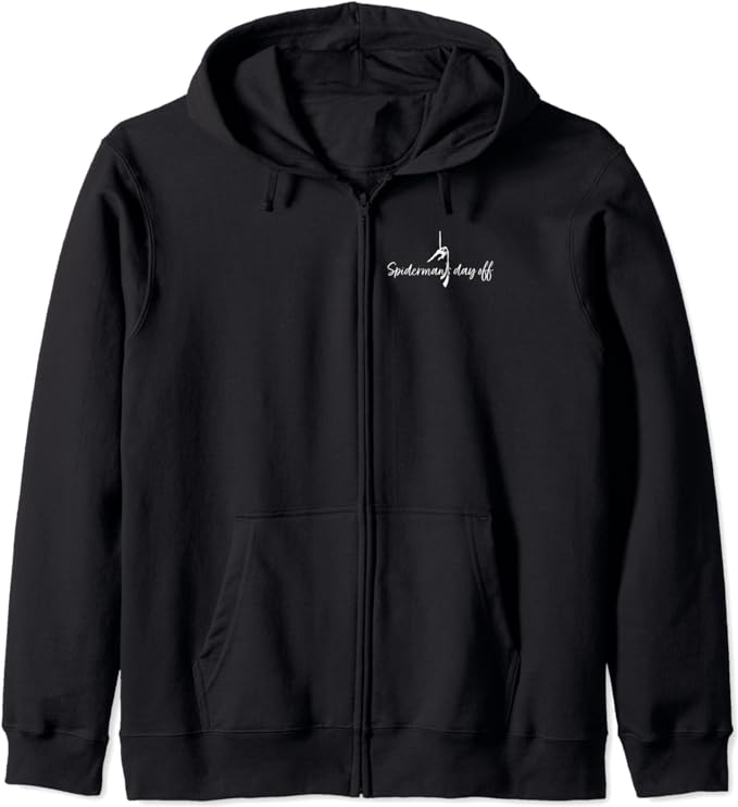 Spiderman's Day Off Zip Hoodie