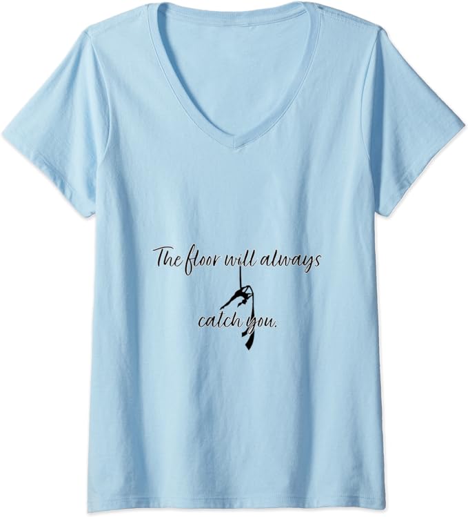 Funny Aerial Silk Skills V-Neck T-Shirt