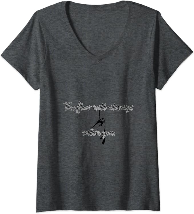 Funny Aerial Silk Skills V-Neck T-Shirt