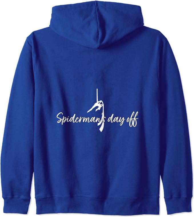Spiderman's Day Off Zip Hoodie