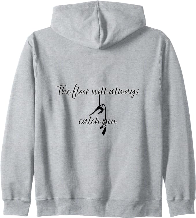 Funny Aerial Silk Zip Hoodie