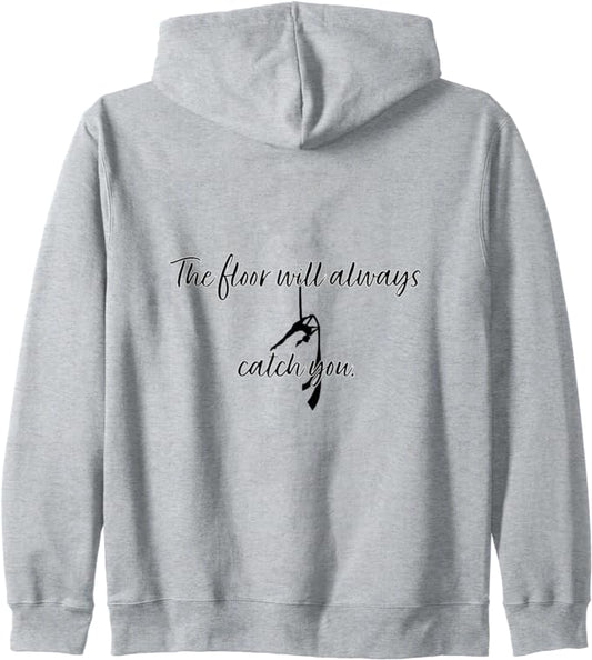 Funny Aerial Silk Zip Hoodie