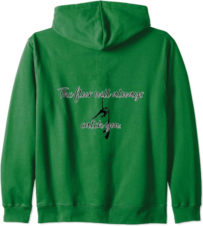Funny Aerial Silk Zip Hoodie