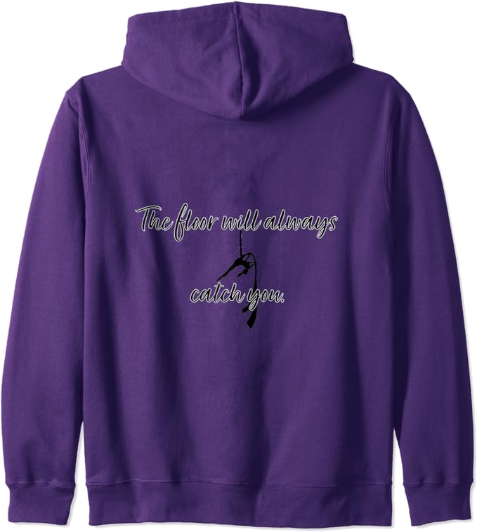 Funny Aerial Silk Zip Hoodie
