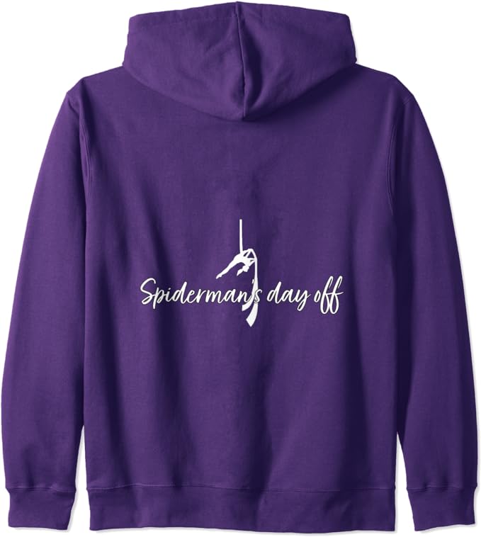Spiderman's Day Off Zip Hoodie