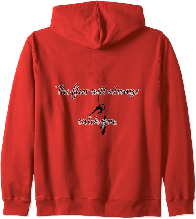 Funny Aerial Silk Zip Hoodie