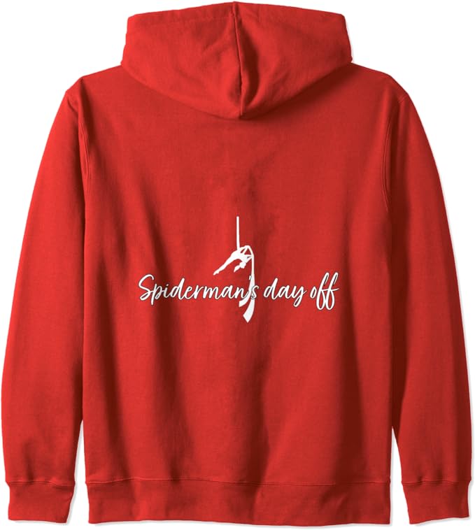 Spiderman's Day Off Zip Hoodie
