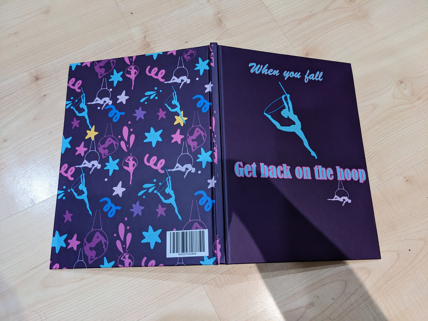 Aerial Hoop Notebook Hardback and Paperback
