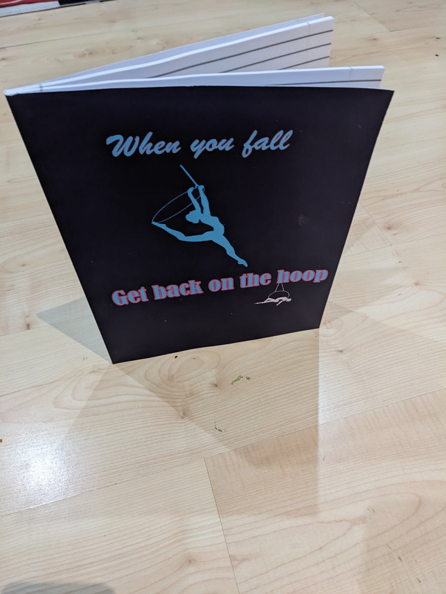 Aerial Hoop Notebook Hardback and Paperback