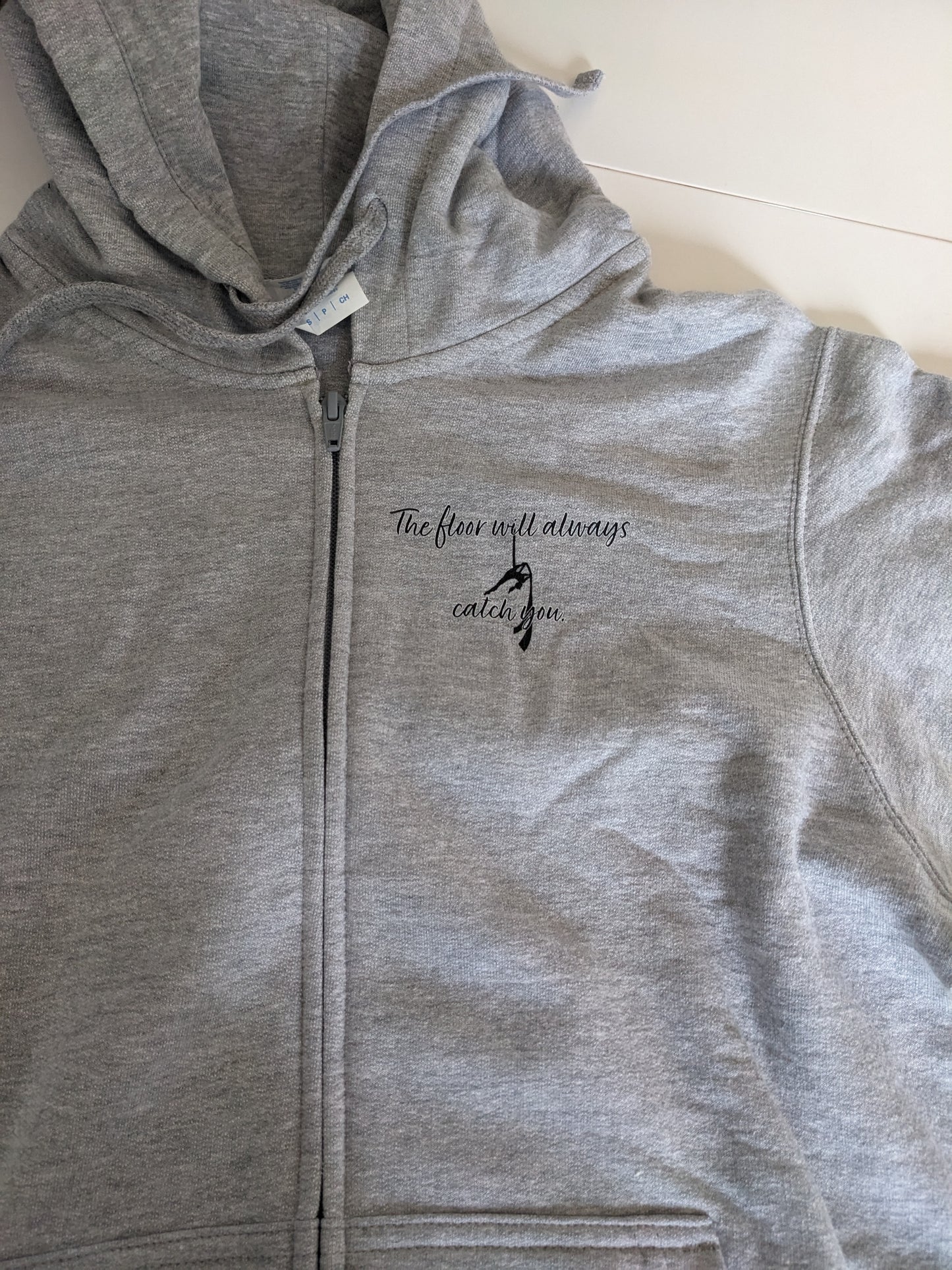 Funny Aerial Silk Zip Hoodie