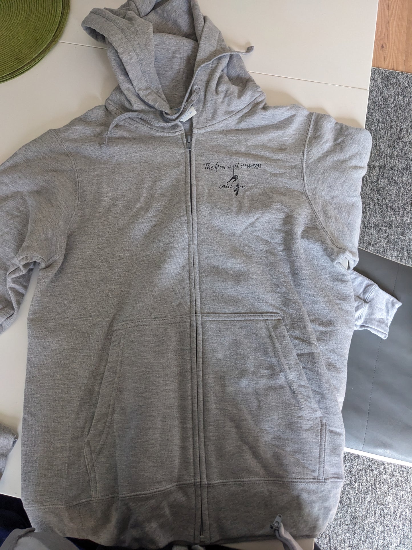 Funny Aerial Silk Zip Hoodie