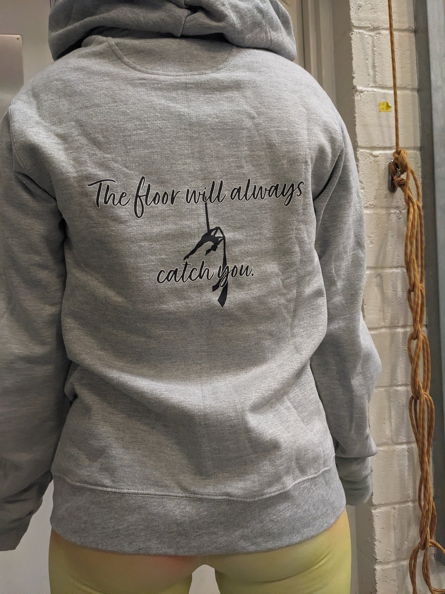 Funny Aerial Silk Zip Hoodie