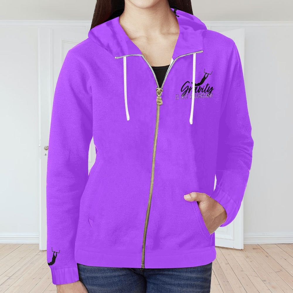 Aerial Trapeze Hoodie - Funny Slogan
