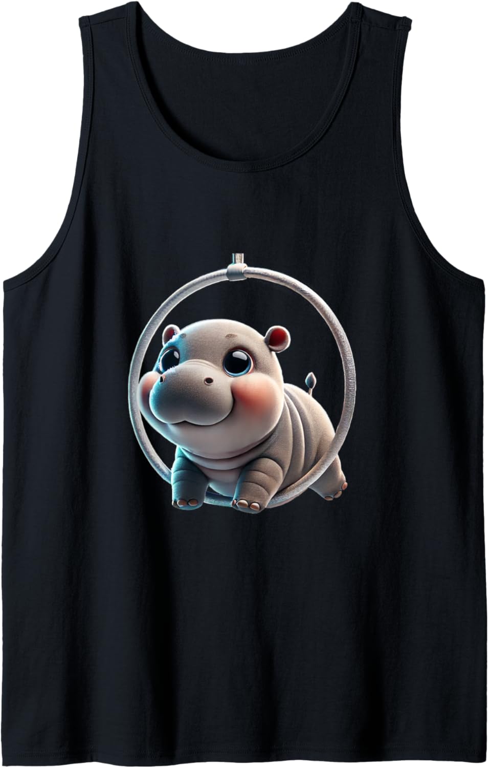 Aerial Lyra Hoop Performing Hippo Tank Top