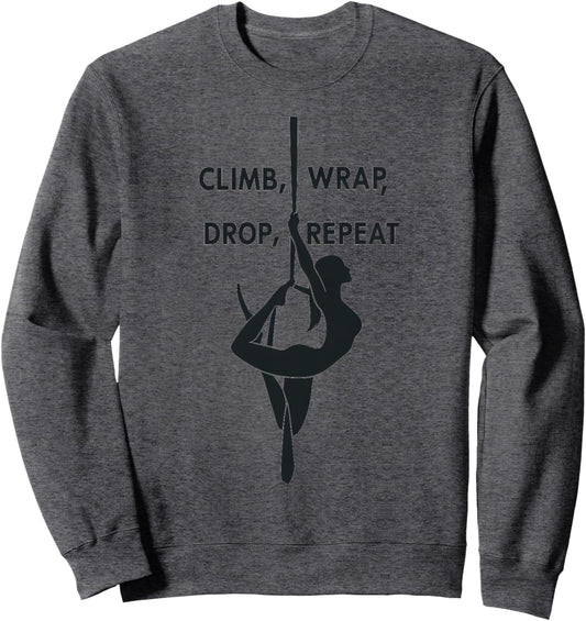 Aerial Silk Arts Funny Sweatshirt