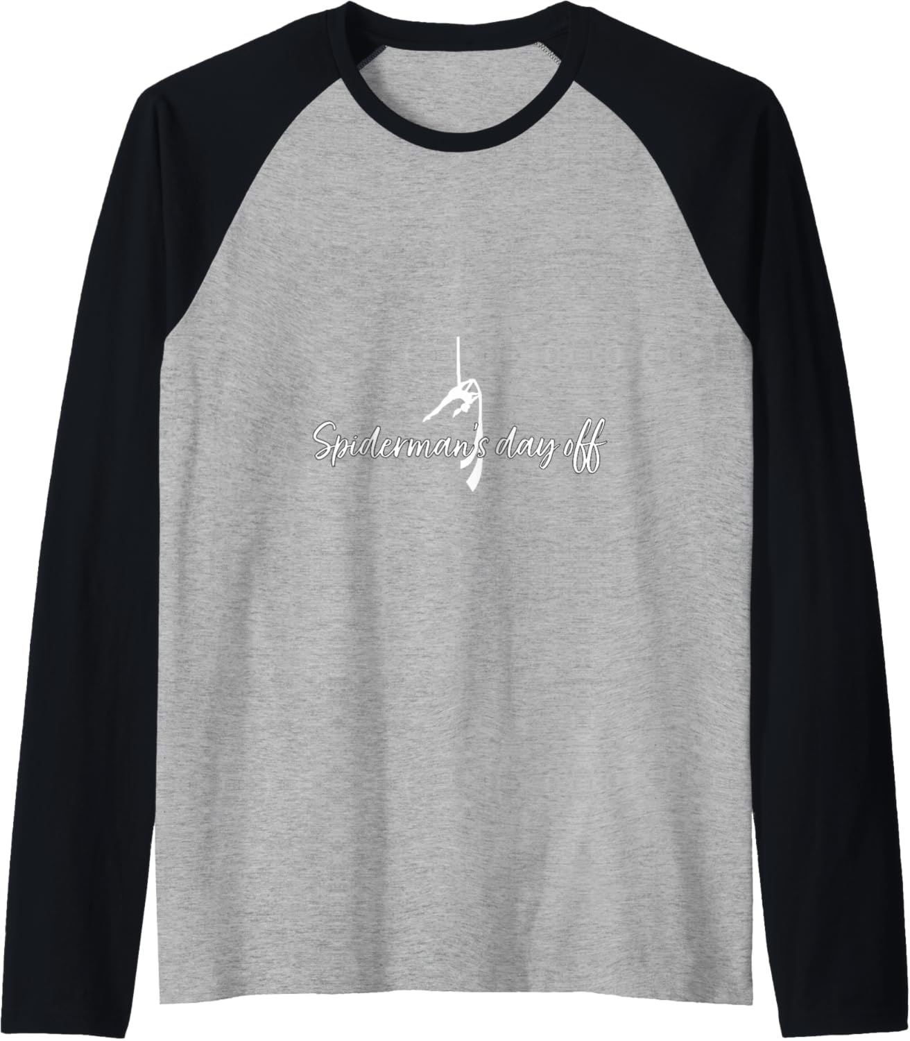 Aerial Silk Arts Funny Raglan Baseball Tee