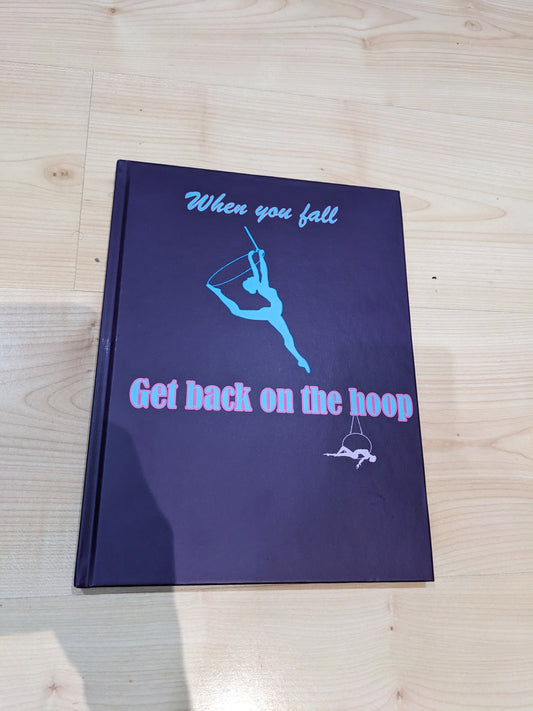 Aerial Hoop Notebook Hardback and Paperback